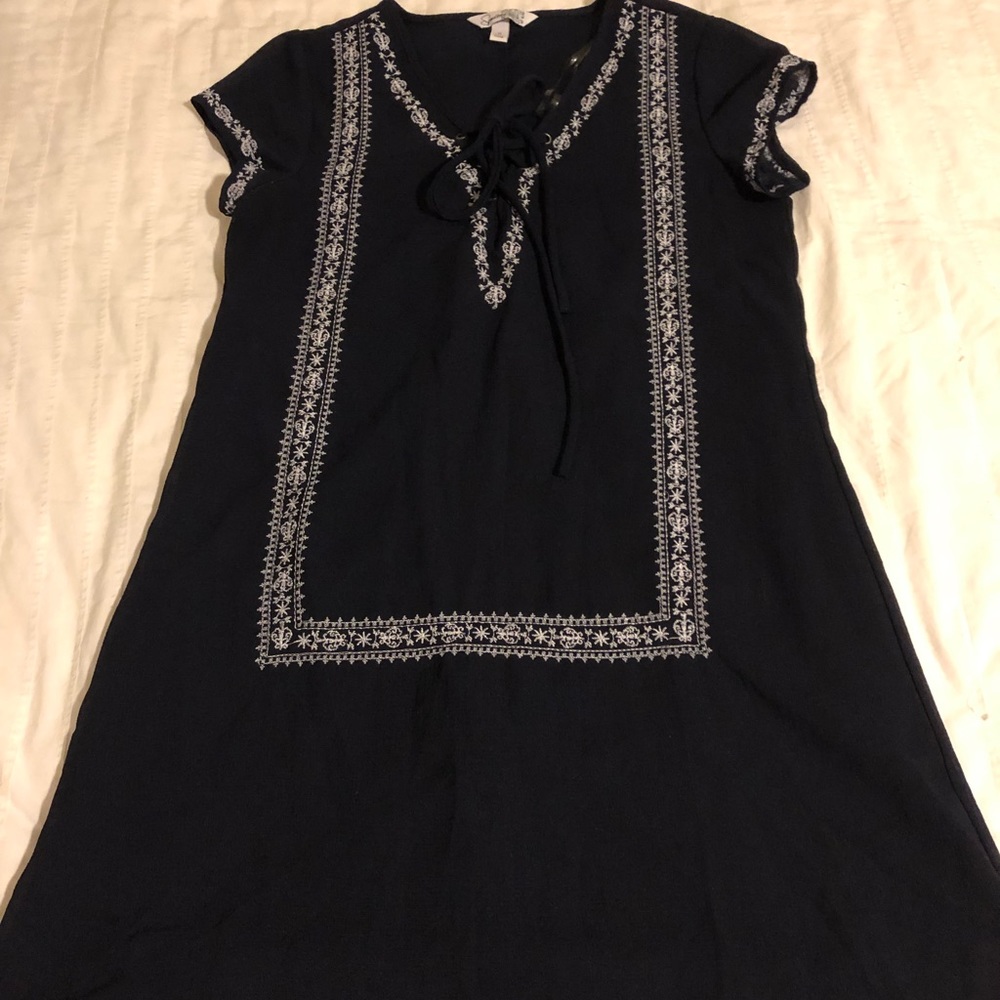 Navy blue dress